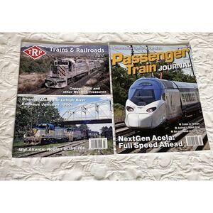 Lot 2 Trains & Railroads Passenger Journal‎ 2025 Issue Tennessee Central Varnish